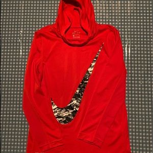 Nike Boy’s Medium Red Long Sleeve Hoodie